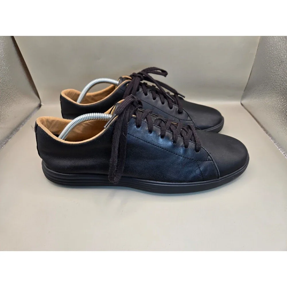 Cole Haan Grand Crosscourt II Shoes Men's 10 Black Casual Dress Sneakers c26655